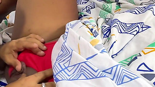 I Cum Hard in My Brunette Stepsister Burningblackk's Pussy While Our Stepdads Aren't Home