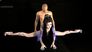 The Eternal Goddess of Virtual Temptation - 3D Animation Hentai