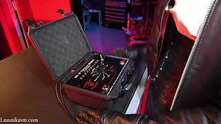 Punished with Electricity in the Cage Mistress Lunatika