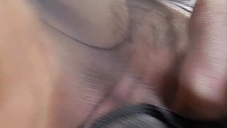 Hungry brunette solo masturbation
