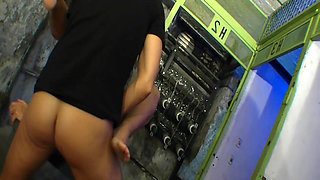 Factory Fisting Frenzy - Mature Blonde Stretched Wide Open