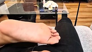 Jasmine Jenson’s POV Footjob Debut On Casting Couch –