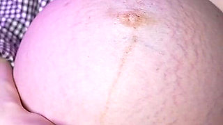 Sex Lesson and Orgasm for a Virgin From Pregnant Blonde