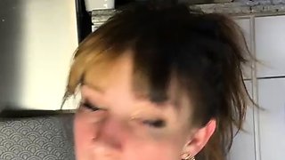 Small titted Briana toying herself poolside