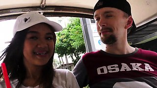 Tiny Thai teen picked up at coffee place