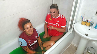 Maisie Lewis & Naughty Girl V Take a Gunge Bath