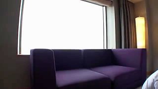 クリ大きめのパイパン女子大生がクンニで悶絶してビッチなフェラ