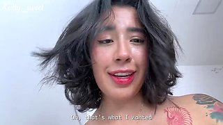 Kiitty Sweet Big Tits Latina Squirting Orgasm Close Up Pussy Fingering