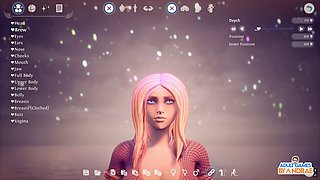 Huge futanari gives an epic cumshot in her mouth