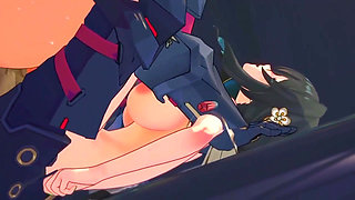 Honkai Star Rail - Ruan Mei Caught Fingering Herself and Fucked on the Spot - 3D Hentai Animations