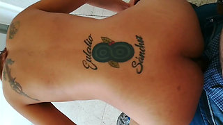 Sex and masturbation of a Mexican Latina MILF when she was pregnant