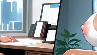 Mexican MILF Boss Fucked by Office Assistant - Uncensored Hentai