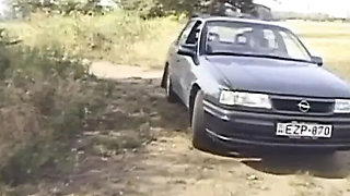 Blonde MILF Joanna Depp Fingering And Fucking In Car