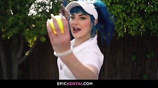 Tennis Match Sparks Steamy Lesbian Double Penetration Threesome