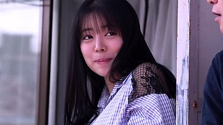 POV close up asian gf blowjob
