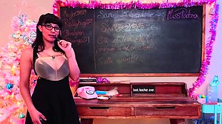 Slutty amateur flashing her big boobs in the backseat