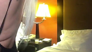 Lucky B in Pantyhose