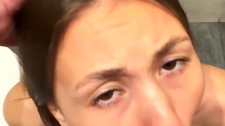 Risky Public Sex in the Toilet - Fucked the Waitress Right on the Job Because of Spilled Coffee.