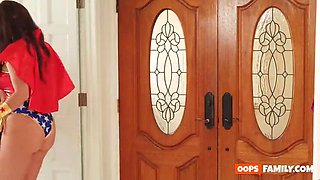 Halloween Family Orgy: Filthy Secret Revealed with Cory Chase & Big Tits MILF