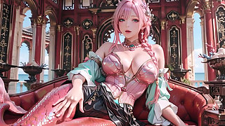Pink Mermaid Queen! Private Gaze in the Underwater Palace, From Deep Sea Dreams to Beach Climax.