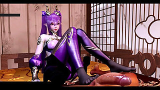 3D Curves Glow: Booty Girl Unchained - 3D Animation Hentai