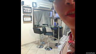 Girl in Slutty Schoolgirl Uniform Taking Daddy for a Piss and Sucking His Cock