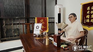 Sexy japanese teens creampie threesome