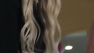French Princess Slapping & Spitting Mirror Humiliation!