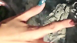 A Black Magic Satanic Ritual in the Forest at Night: a Witch Summons Satan to Fuck Her in the Ass.