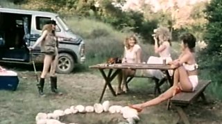 Two awesome busty babes in vintage HD video