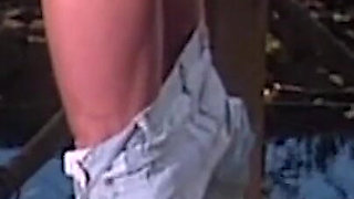 Retro Sex with Horny Slut Blonde Fucked in Ass