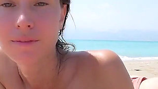 Amazing Blowjob on a Paradise Beach
