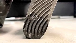 Maitresse Madelines solo foot fetish POV