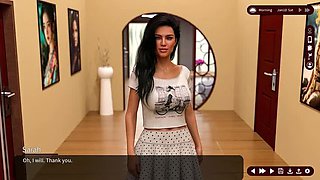 Sarah's Bold Photoshoot for Boss Vincent - Big Tits Wife Cheats in 3D Sex Game - Full Vid