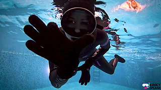 Underwater Giantess Hunts & Claims Her Tiny Prey