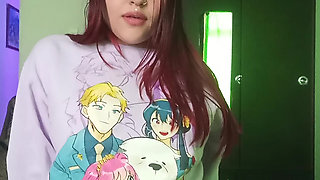 sucking on a dildo!! (delicious)