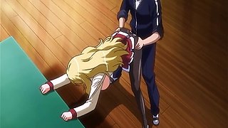 Big Titted Hentai Babe in Uniform Gets Naughty Classroom Action