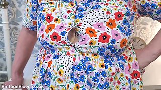 PRETTY BRA FOR AUNT JANES BIG BOOBS