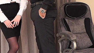 Dress Like a Slut? Angry Boss Destroys New Secretary's Ass