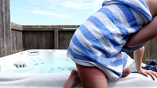 Hot Tub Masturbation