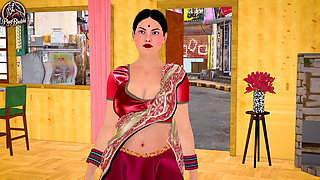 Indian Busty Bhabhi Hard Fucked by Devar - Real Hindi Dirty Talk