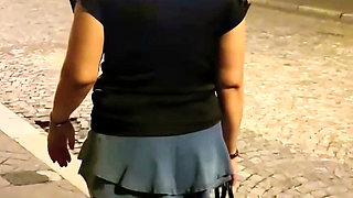I’m Walking Around Paris in a Micro Skirt with an Anal Plug, Right in Front of the Eiffel Tower
