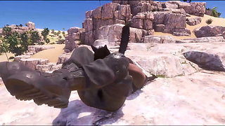 Wild Life. Ebony girl gets destroyed by big monster cock