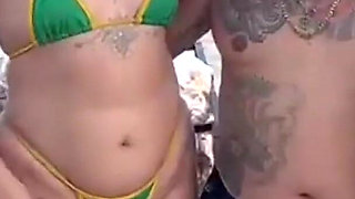 Beach Seller in a Salty Package Eats the Two Hot Girls in Exchange Left Happy