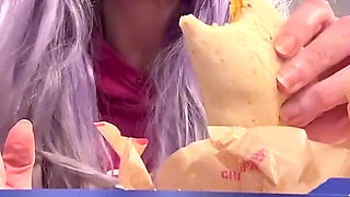 67 Giantess Eating & Burping