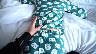 step mom and step son share a bed in a hotel room!