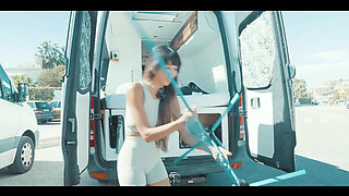 DaringKiara's Outdoor Solo Adventure: Nude Flashing & Fingering in Public