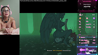 Hentai Game Makes Me So Wet I Can't Stop Fingering Myself LIVE!