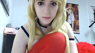 Pretty Blonde Teen Uses Fingers And Toys On Her Juicy Snatch