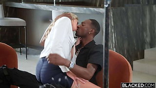 Addison Vodka Blonde Gets Used By BBC For Deep Throat & Doggystyle